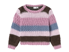 Name It mauve orchid striktrøje